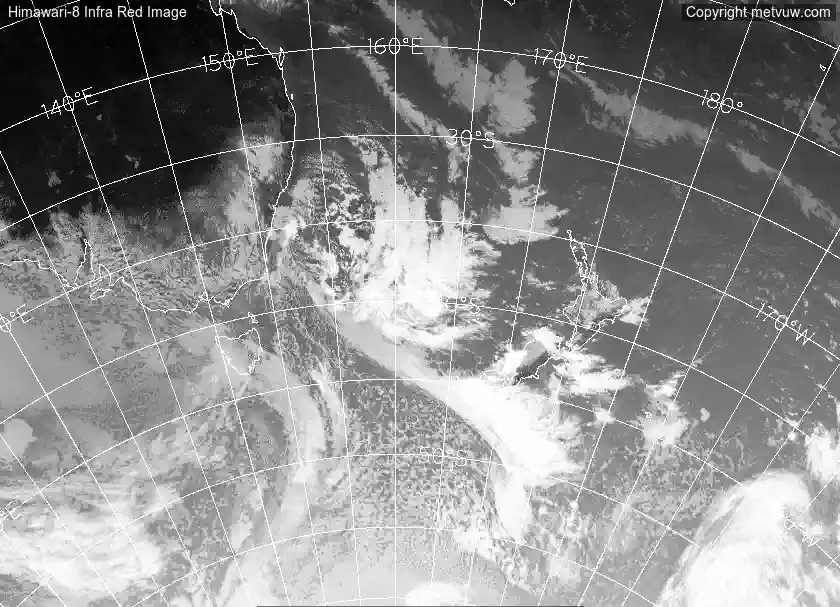 satellite chart for Saturday, August 30th, 2025 at 3:00 AM