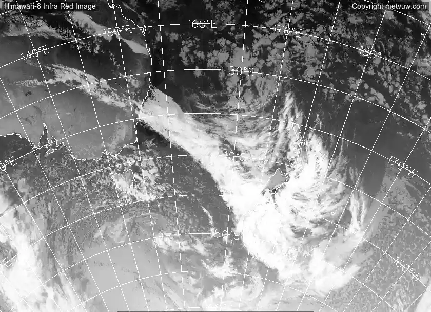 satellite chart for Tuesday, September 16th, 2025 at 9:00 PM
