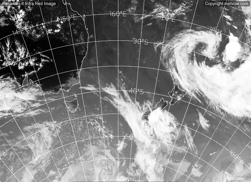 satellite chart for Tuesday, December 9th, 2025 at 6:00 AM
