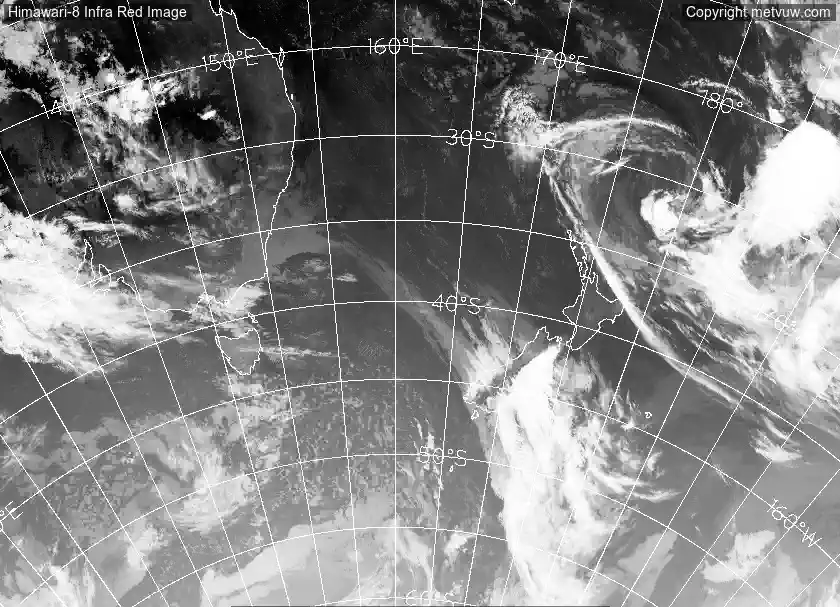satellite chart for Tuesday, December 9th, 2025 at 3:00 PM