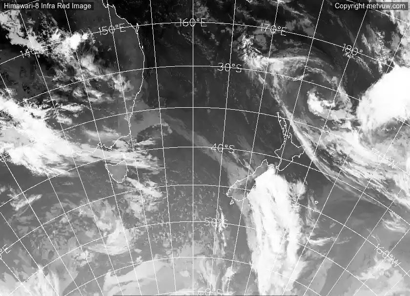 satellite chart for Tuesday, December 9th, 2025 at 6:00 PM